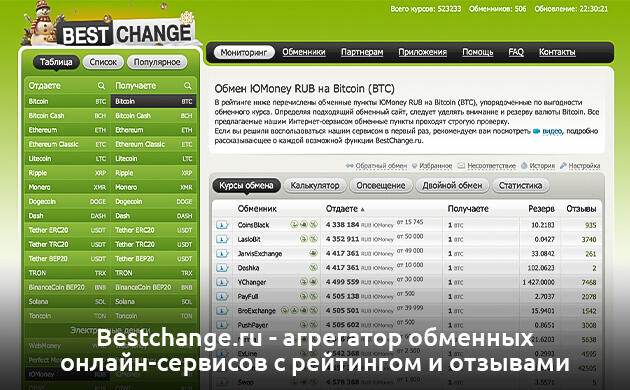 Обменник BestChange