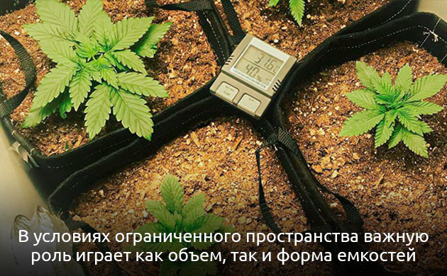 Объем горшков