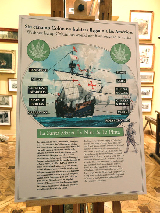 Применение конопли в судостроении Christophorus Columbus