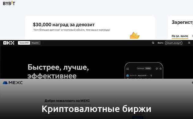 Криптовалютные биржи