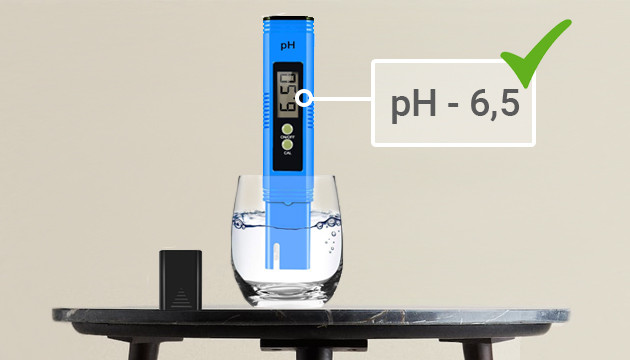 Отклонение от рекомендуемого уровня pH pH воды для проращивания 6