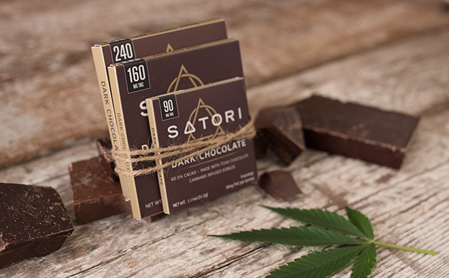 Шоколад с маслом марихуаны Шоколад Satori