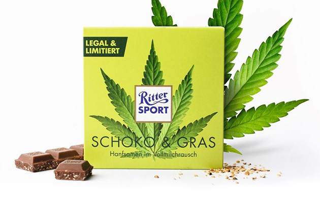 Шоколад от Ritter Sport Schoko & Gras от Ritter Sport